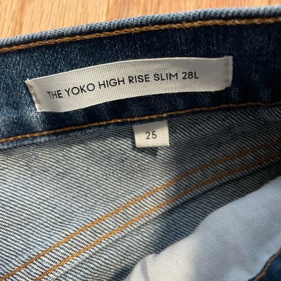 Aritzia Denim forum high rise slim jean - Picture 4 of 5